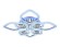 Потолочная светодиодная люстра Ambrella light Ice FA283