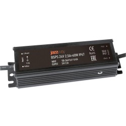 Блок питания Jazzway BSPS 24V 60W IP67 2,5A 5015524 Блок питания Jazzway BSPS 24V 60W IP67 2,5A 5015524