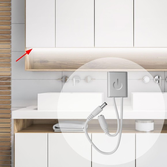 Выключатель сенсорный Apeyron с диммером 12/24V 04-05