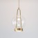 Подвесной светодиодный светильник Eurosvet Frasco 50267/1 LED латунь