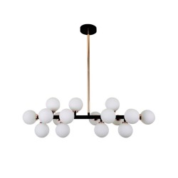 Подвесная люстра Lumina Deco Marsiada LDP 6033-16 BK+MD Подвесная люстра Lumina Deco Marsiada LDP 6033-16 BK+MD