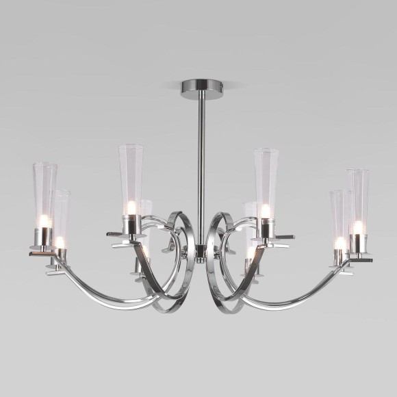 Подвесная люстра Eurosvet Rosher 60141/8 хром Подвесная люстра Eurosvet Rosher 60141/8 хром