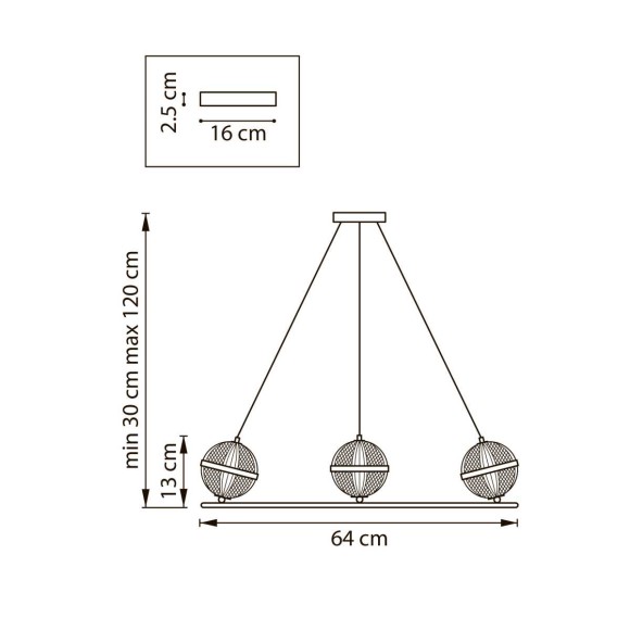 Люстра подвесная Acrile G9 Lightstar 737063