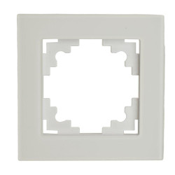 Рамка 1-постовая Stekker Катрин белый матовый GFR00-7001-01M 49594