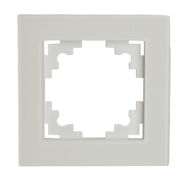 Рамка 1-постовая Stekker Катрин белый матовый GFR00-7001-01M 49594