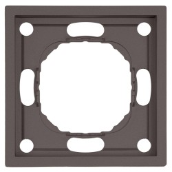 Рамка Stekker, PFR00-5001-09 1-местная Эмили, антрацит, soft touch 49936 Рамка Stekker, PFR00-5001-09 1-местная Эмили, антрацит, soft touch 49936