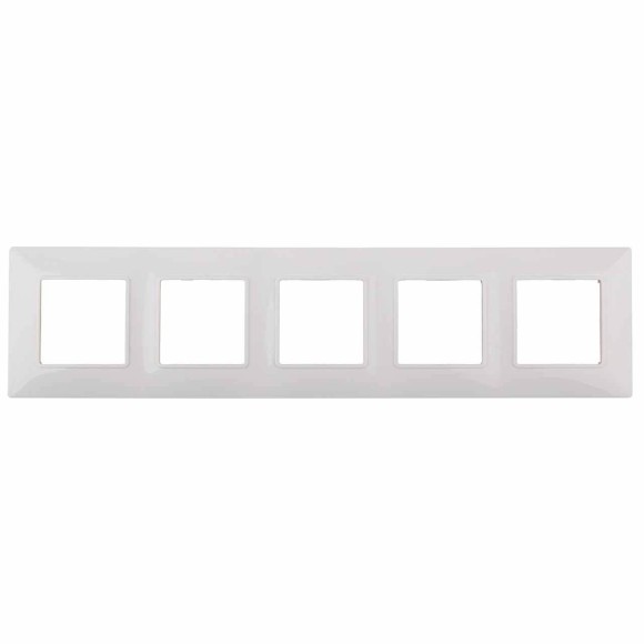 Рамка 5-постовая ЭРА Elegance 14-5005-01 Б0034405