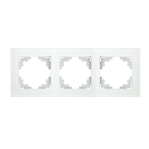 Рамка 3-постовая Stekker Катрин белый GFR00-7003-01 39256