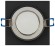 Светильник встраиваемый декоративный ЭРА DK108 BK под лампу MR16 GU5.3 черный Б0058399