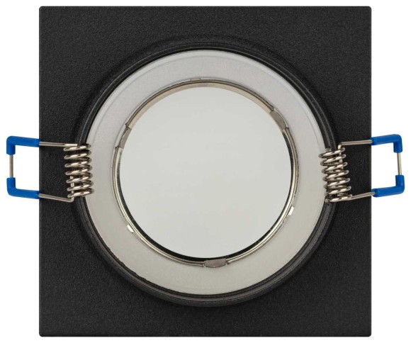 Светильник встраиваемый декоративный ЭРА DK108 BK под лампу MR16 GU5.3 черный Б0058399