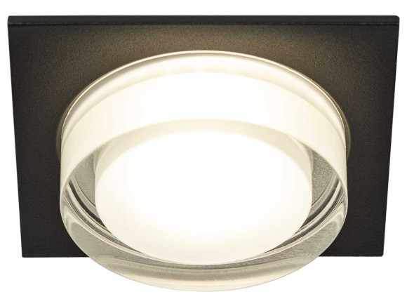 Светильник встраиваемый декоративный ЭРА DK108 BK под лампу MR16 GU5.3 черный Б0058399