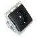 Розетка 2P+E Stekker Эрна черный PST16-9110-03 49154 Розетка 2P+E Stekker Эрна черный PST16-9110-03 49154