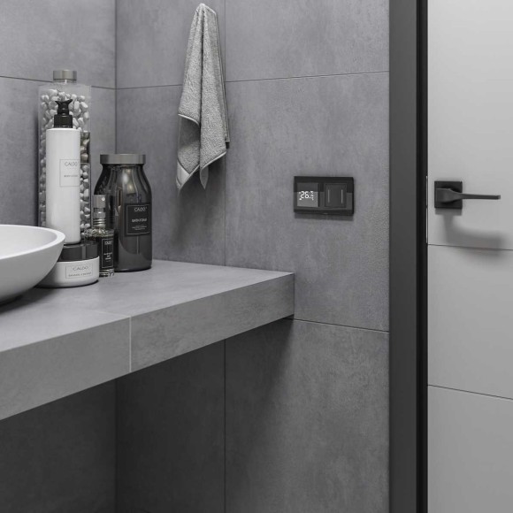 Терморегулятор сенсорный для теплого пола Werkel (Умный дом) W1151208 черный a056754