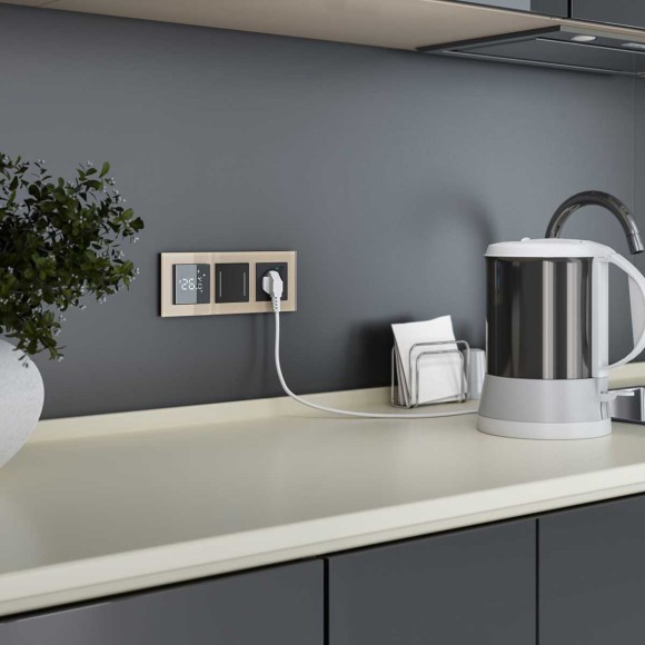 Терморегулятор сенсорный для теплого пола Werkel (Умный дом) W1151208 черный a056754