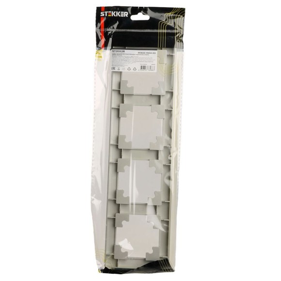 Рамка 4-постовая Stekker Катрин серебро PFR00-7004-03 39800 Рамка 4-постовая Stekker Катрин серебро PFR00-7004-03 39800