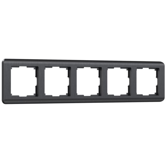 Рамка на 5 постов Werkel Stream графит W0052104 4690389162510 Рамка на 5 постов Werkel Stream графит W0052104 4690389162510