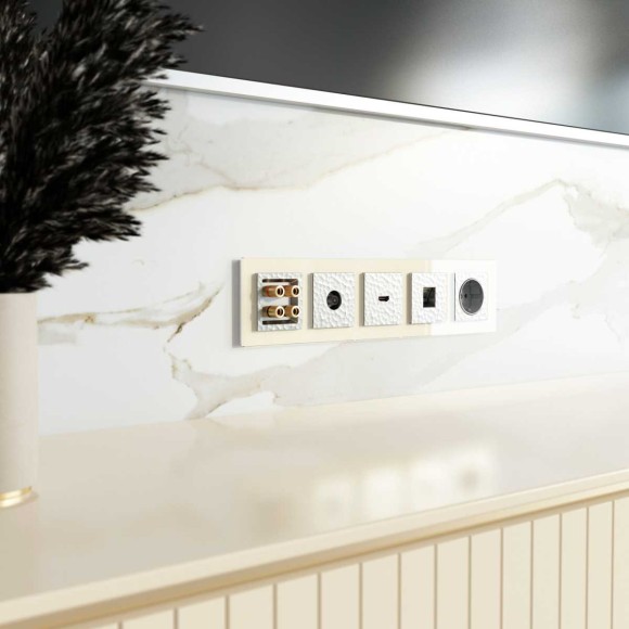 Лицевая панель Werkel Hammer для RJ-11 серебряный W1292006 4690389163197