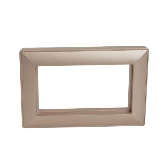 Рамка 2-местная (без перемычки), пластик, Stekker, PFR00-7012-02 Катрин, шампань 50049 Рамка 2-местная (без перемычки), пластик, Stekker, PFR00-7012-02 Катрин, шампань 50049