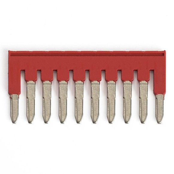 Центральная перемычка для ЗНИ самозажимных 4 мм² (JXB ST 4) 10PIN LD568-10-40 (DIY упак 20 шт),STEKKER