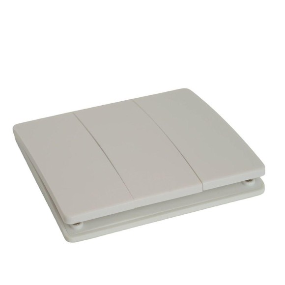 Выключатель трехклавишный беспроводной Feron Smart белый TM93 51022 Выключатель трехклавишный беспроводной Feron Smart белый TM93 51022