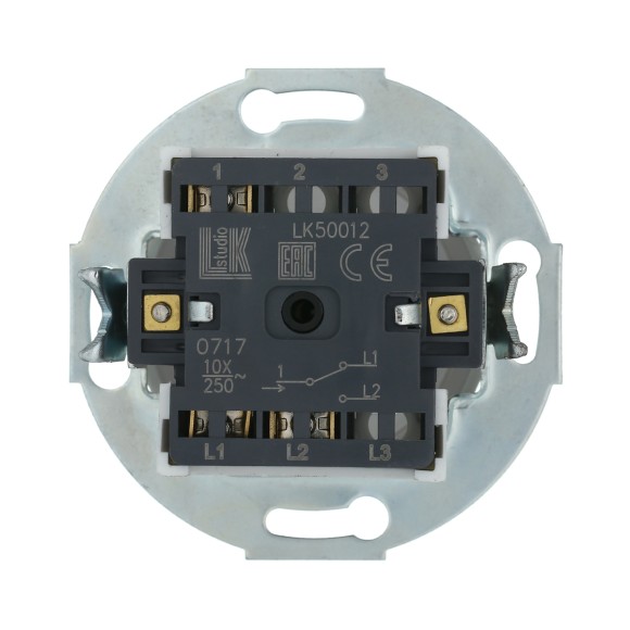 Переключатель LK Studio поворотный (схема 6) 16 A, 250 B (белый) Vintage 880704-1 Переключатель LK Studio поворотный (схема 6) 16 A, 250 B (белый) Vintage 880704-1