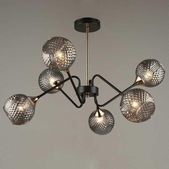 Потолочный светильник Reluce 04898-0.3-06 COFFEE+FGD Потолочный светильник Reluce 04898-0.3-06 COFFEE+FGD