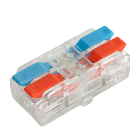 Клемма супер-компактная проходная серии 219 на 2 контакта Stekker,LD219-422, (DIY упак 10 шт) 49784 49784 Клемма супер-компактная проходная серии 219 на 2 контакта Stekker,LD219-422, (DIY упак 10 шт) 49784 49784