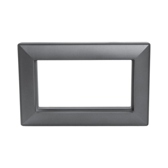 Рамка 2-местная (без перемычки), пластик, Stekker, PFR00-7012-06 Катрин, графит 50045