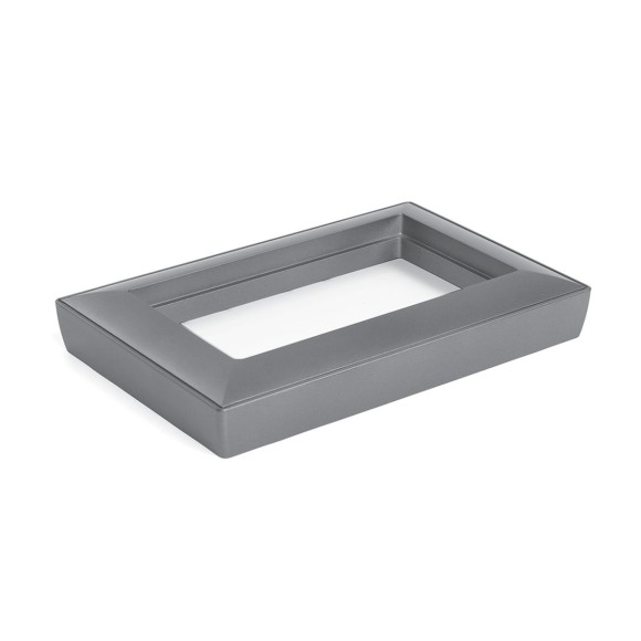 Рамка 2-местная (без перемычки), пластик, Stekker, PFR00-7012-06 Катрин, графит 50045