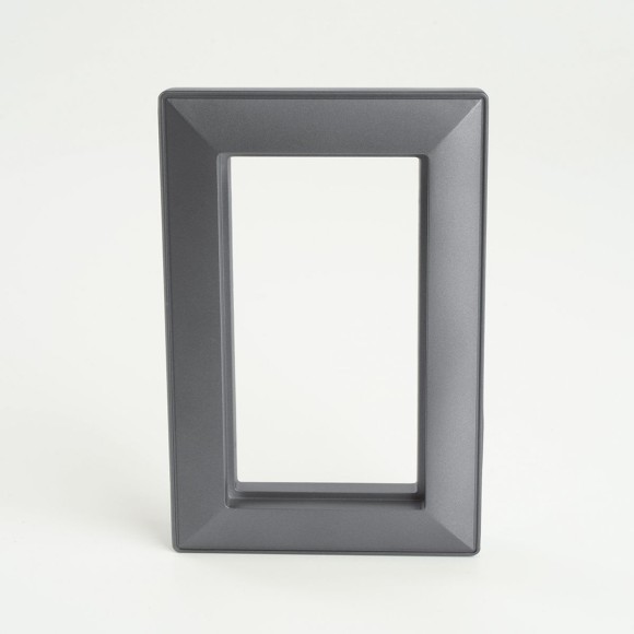 Рамка 2-местная (без перемычки), пластик, Stekker, PFR00-7012-06 Катрин, графит 50045