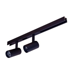 Магнитный трековый светильник ЭРА TRM20-6-15W3K-B для системы NOVA черный Б0054822 Магнитный трековый светильник ЭРА TRM20-6-15W3K-B для системы NOVA черный Б0054822