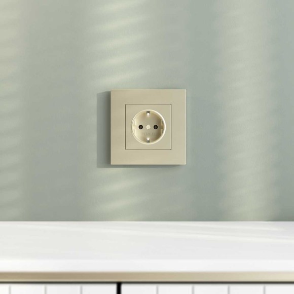 Рамка на 1 пост Slab шампань софт W0012911 a071623