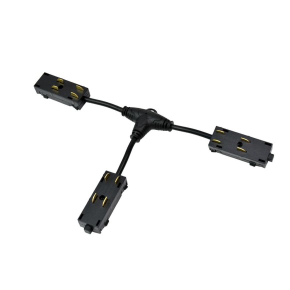 Коннектор Т-образный Denkirs Smart Hide TR2115-BK