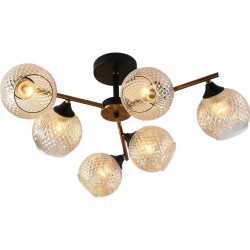 Потолочная люстра Reluce 11341-0.3-06 GOLD BRONZE+BK Потолочная люстра Reluce 11341-0.3-06 GOLD BRONZE+BK