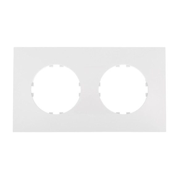 Рамка LK Studio 2-постовая квадрат (белый) Vintage-Quadro 884204-1