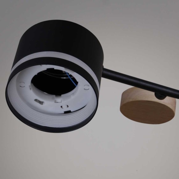 Люстра Reluce 68730-0.3-10 GX53 BK+WOOD Люстра Reluce 68730-0.3-10 GX53 BK+WOOD