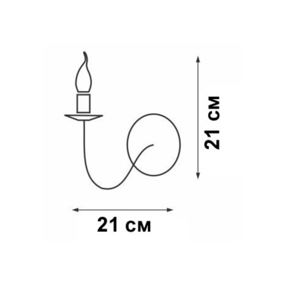 Бра Vitaluce V1782-0/1A Бра Vitaluce V1782-0/1A