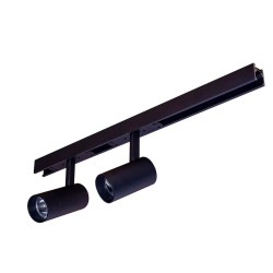 Магнитный трековый светильник ЭРА TRM20-6-7W4K-B для системы NOVA черный Б0054823 Магнитный трековый светильник ЭРА TRM20-6-7W4K-B для системы NOVA черный Б0054823