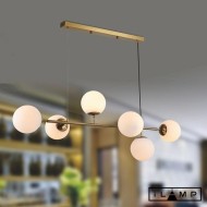 Подвесная люстра iLamp Golden 9136P/6 GL-WH