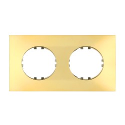 Рамка LK Studio 2-постовая квадрат (золото) Vintage-Quadro 884216-1