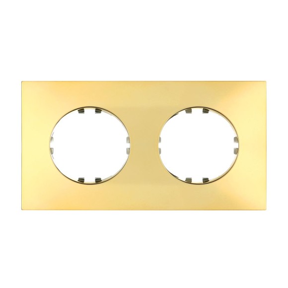 Рамка LK Studio 2-постовая квадрат (золото) Vintage-Quadro 884216-1