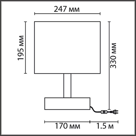 Настольная лампа Lumion County Maderana 8206/1T Настольная лампа Lumion County Maderana 8206/1T