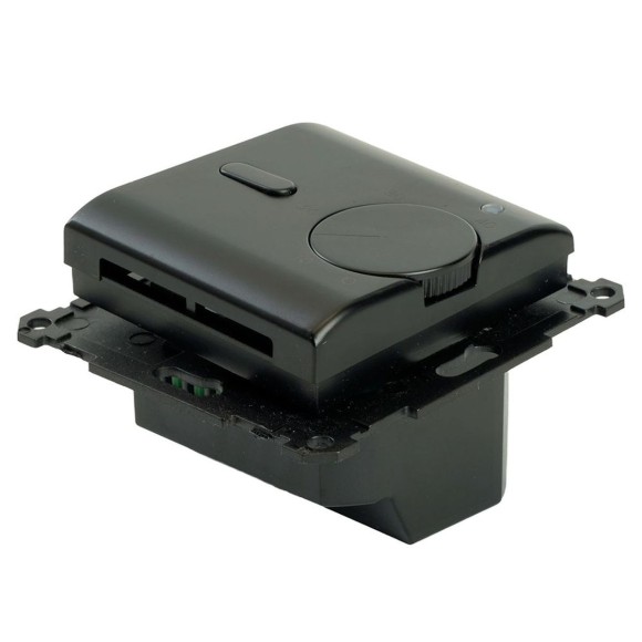 Терморегулятор механический для теплого пола (механизм), Stekker GLS00-7117-05, 250В, 3500Вт, серия Катрин, черный 49741 Терморегулятор механический для теплого пола (механизм), Stekker GLS00-7117-05, 250В, 3500Вт, серия Катрин, черный 49741