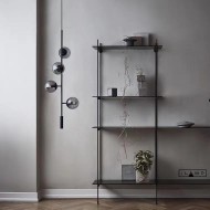 Подвесная люстра iLamp Artis 8149P/4B BK-SM