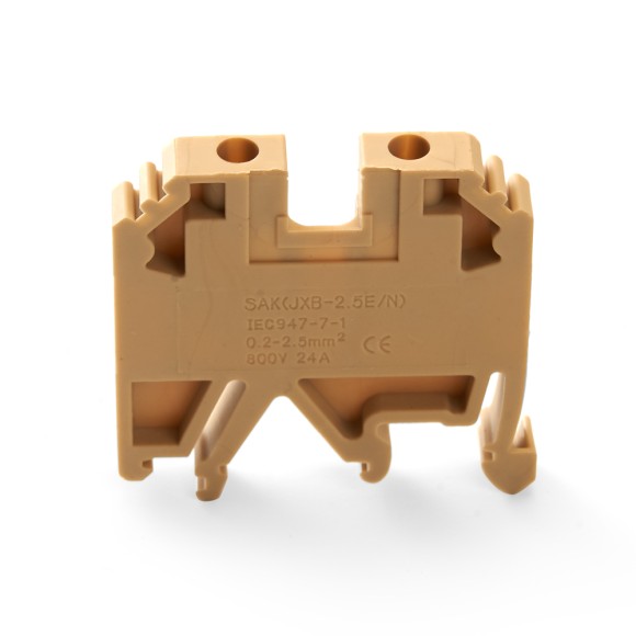 Зажим наборный изолированный (винтовой) ЗНИ - 2,5 (JXB2.5), бежевый STEKKER Зажим наборный изолированный (винтовой) ЗНИ - 2,5 (JXB2.5), бежевый STEKKER