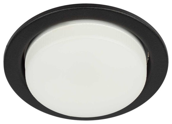 Светильник встраиваемый ЭРА KL70 SBK под лампу GX53 черный Б0057476