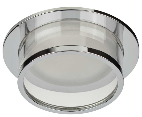 Светильник встраиваемый декоративный ЭРА DK99 CH под лампу MR16 GU5.3 хром Б0058394