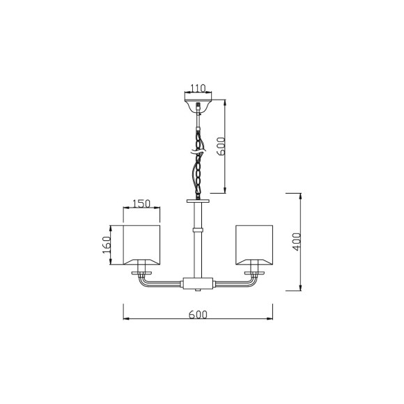 Подвесная люстра Vele Luce Princess VL1753L05 Подвесная люстра Vele Luce Princess VL1753L05