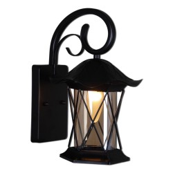 Уличный настенный светильник Reluce 08281-9.2-001U BK RLOS Уличный настенный светильник Reluce 08281-9.2-001U BK RLOS