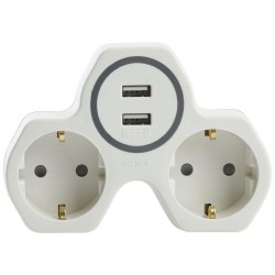 Разветвитель сетевой с 2хUSB Stekker 2гн с/з ADP16-14-20 32872 Разветвитель сетевой с 2хUSB Stekker 2гн с/з ADP16-14-20 32872